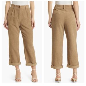 NWT Petal & Pup corduroy tapered pants tan 2